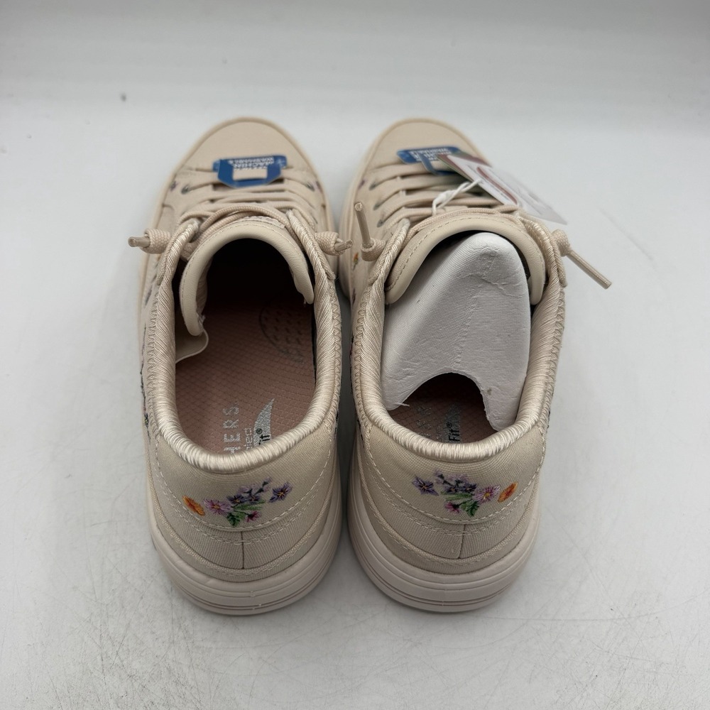 Skechers Arch Fit Arcade Subtle Bouquet Shoes Womens Sz 8 Natural Floral Slip On - Picture 9 of 11
